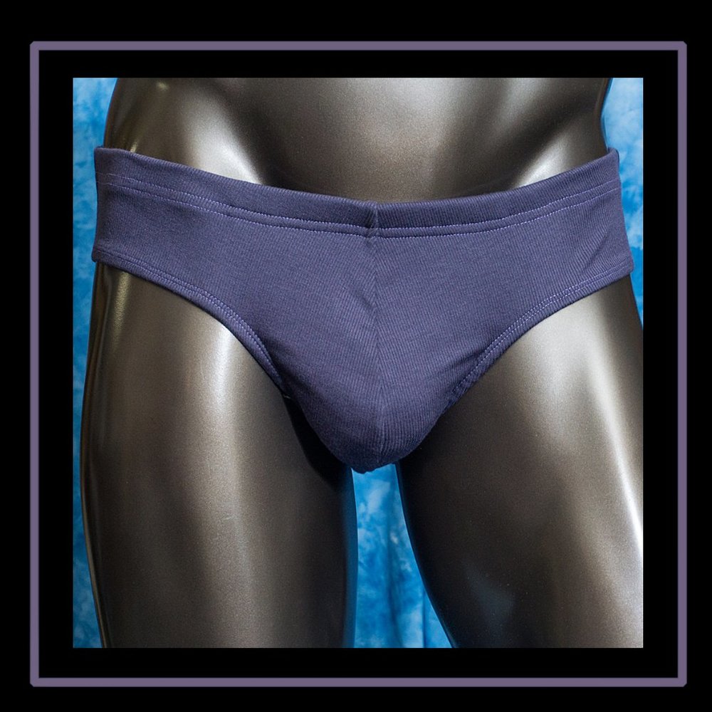Mens Ribbed Fabric Brief Handmade